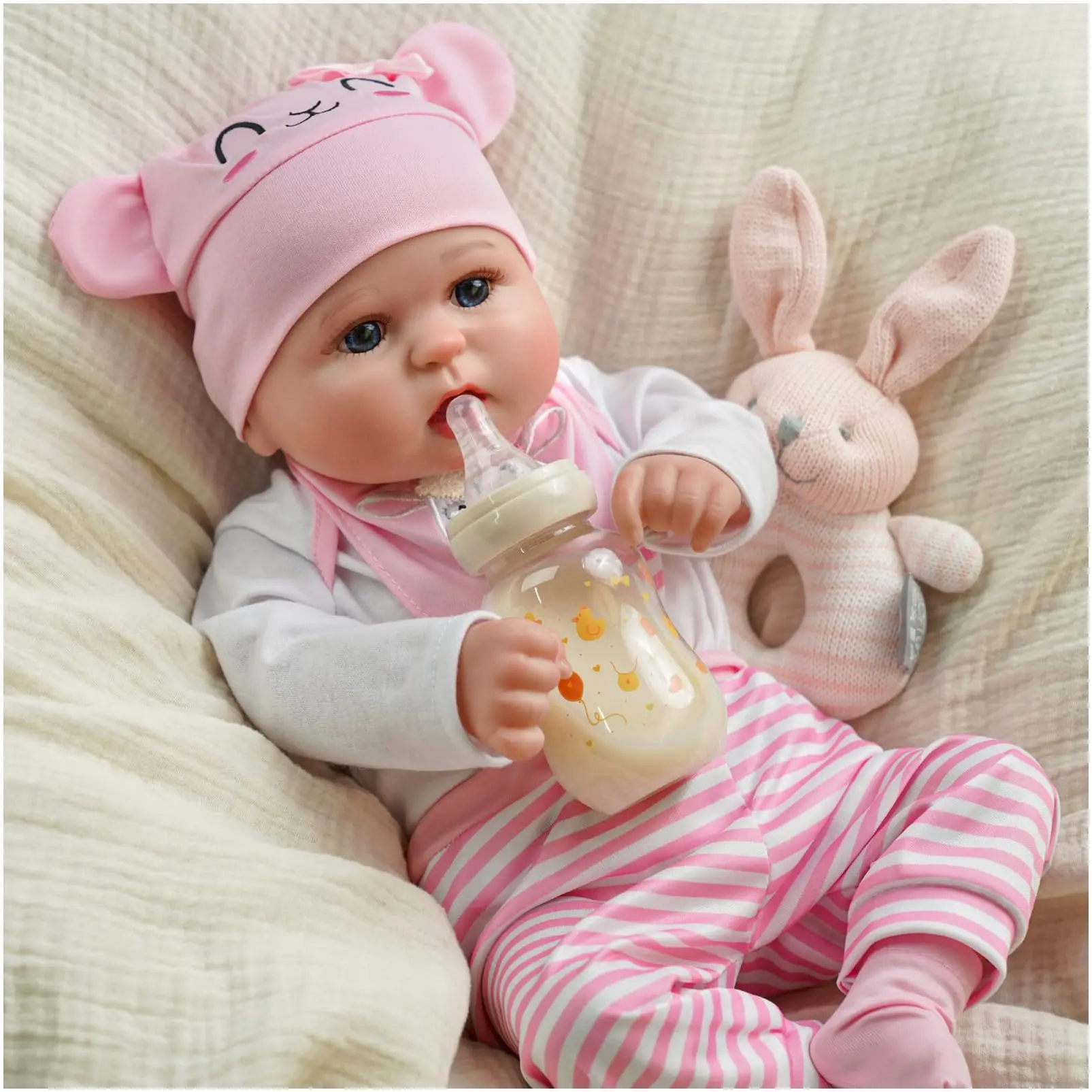 

BABESIDE Reborn Baby Dolls - Bailyn, 20 Inch Handmade Realistic Baby Doll Soft Body Life Like Baby Dolls, Realistic Newborn Baby