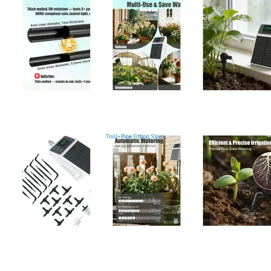 F92B Environmental Friendly Solar Automatic Watering Structure Efficient Stream Long Runtime