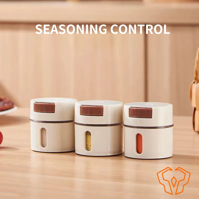 Seasoning Box Quantitative Magnetic Salt Shaker Kitchen Set Moisture Proof Seal Refrigerator Household Use Spice Jar Spices