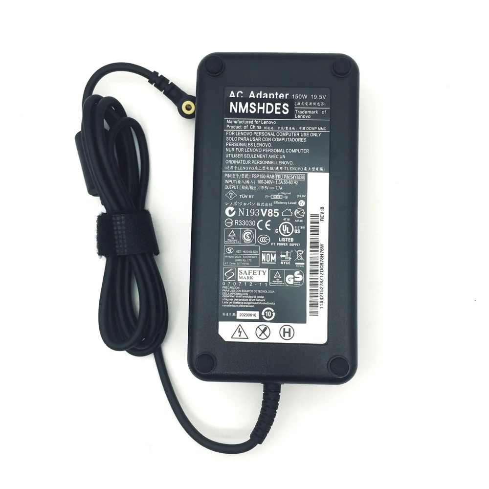 Оригинальное зарядное устройство для ноутбука, адаптер переменного тока 19,5 В, 7,7 А, 150 Вт для Lenovo A700 A720 ADP-150NB D 36001875 SA10A33627 54Y8910 PA-1151-11V