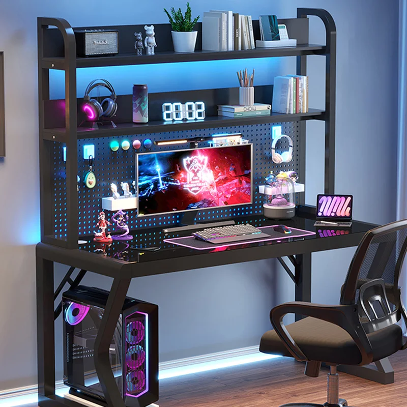 

Modern Computer Office Desk Decoration Bedroom Home Standing Organizers Office Desk Shelves Crafts Scrivania Trendy Furniture