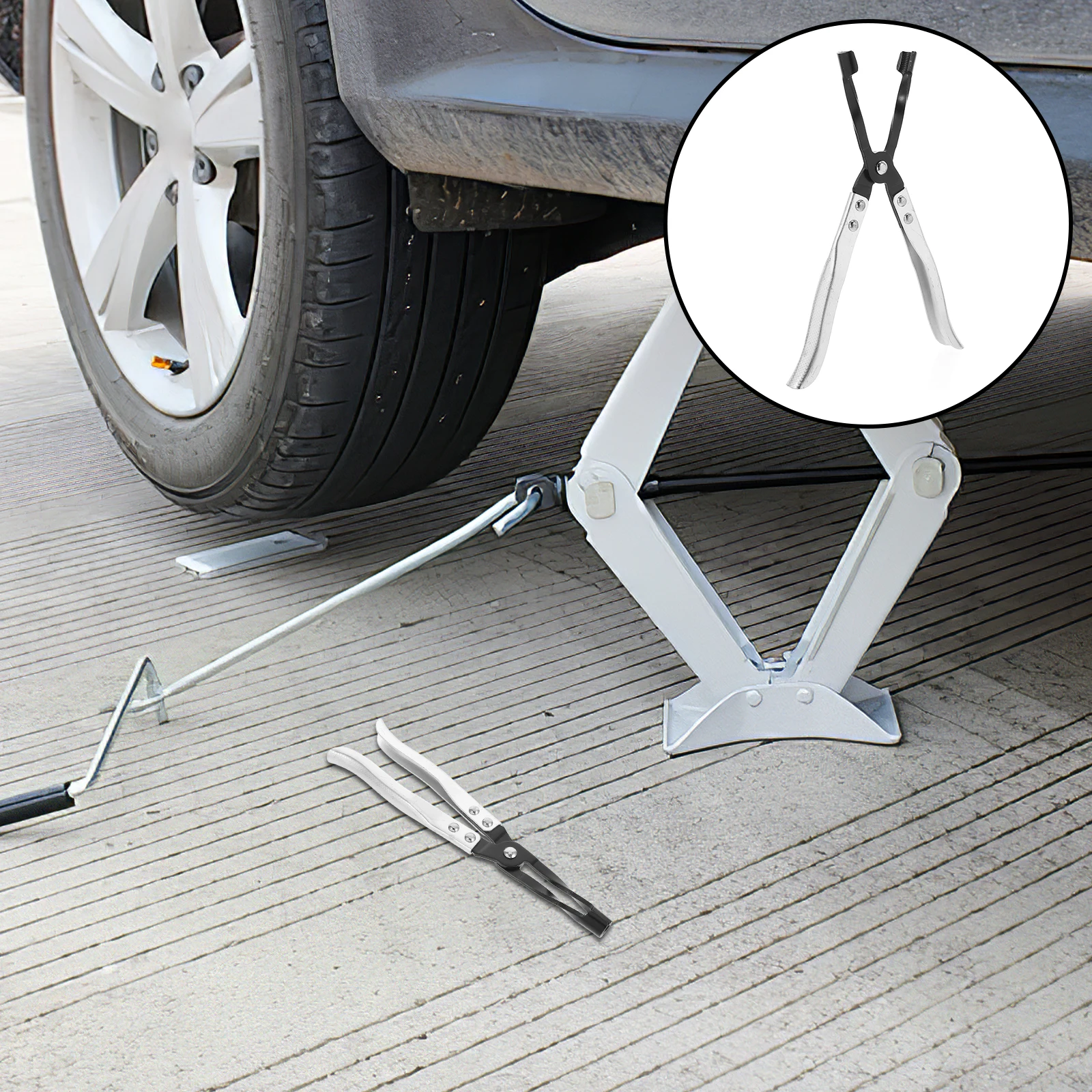 

Universal Engine Valve Spring Pliers Valve Replacement Seal Remover Installer Automotive Repair Hand Tool For Cylinder Cap