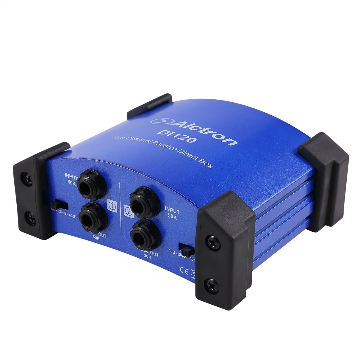 A59E  DI120 Two-Way Passive DI Box Impedance Converter DI BOX Stage Effect Device