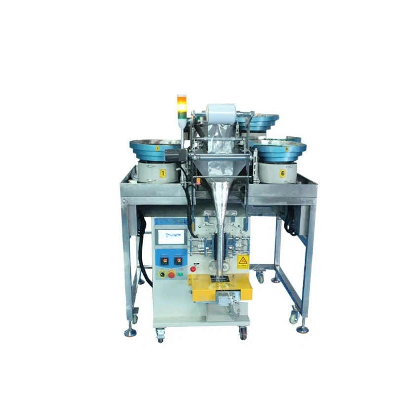 Automatic counting bagging sealing packaging machine, hardware standard screw packaging machine, fastener packaging machine