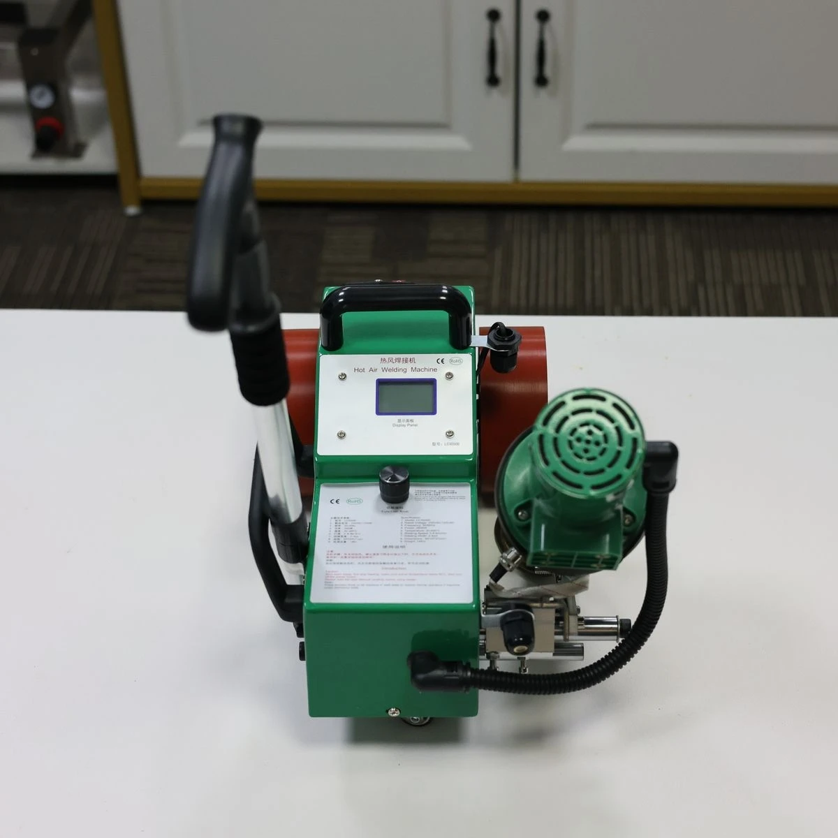 LC3000D Automatic Hot Air Welding Machine for PVC Film Material/Waterproof Membrane/Vinyl Banner / Tarpaulin Splicing