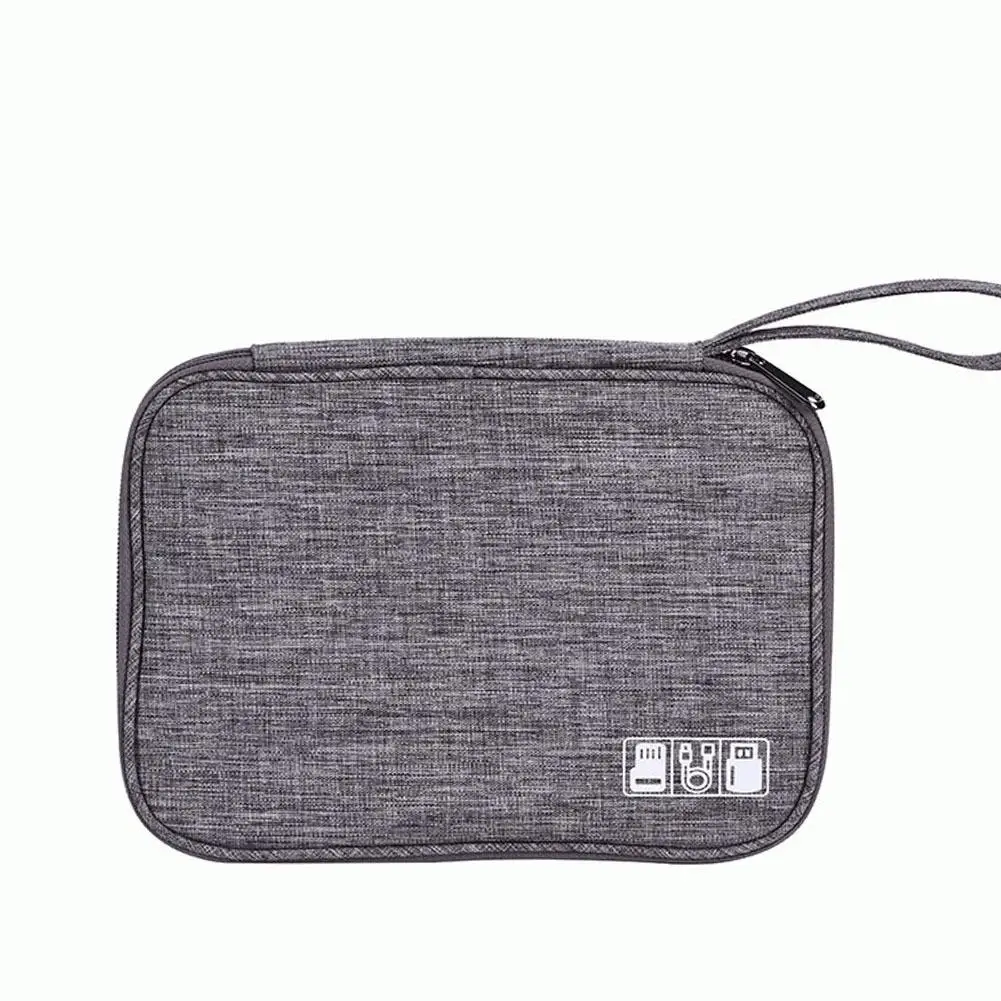 Travel Cable Bag Portable Digital Storage Pouch Charger Data Cable USB Bag Organizer Waterproof Electronic Accessory Storage Ba