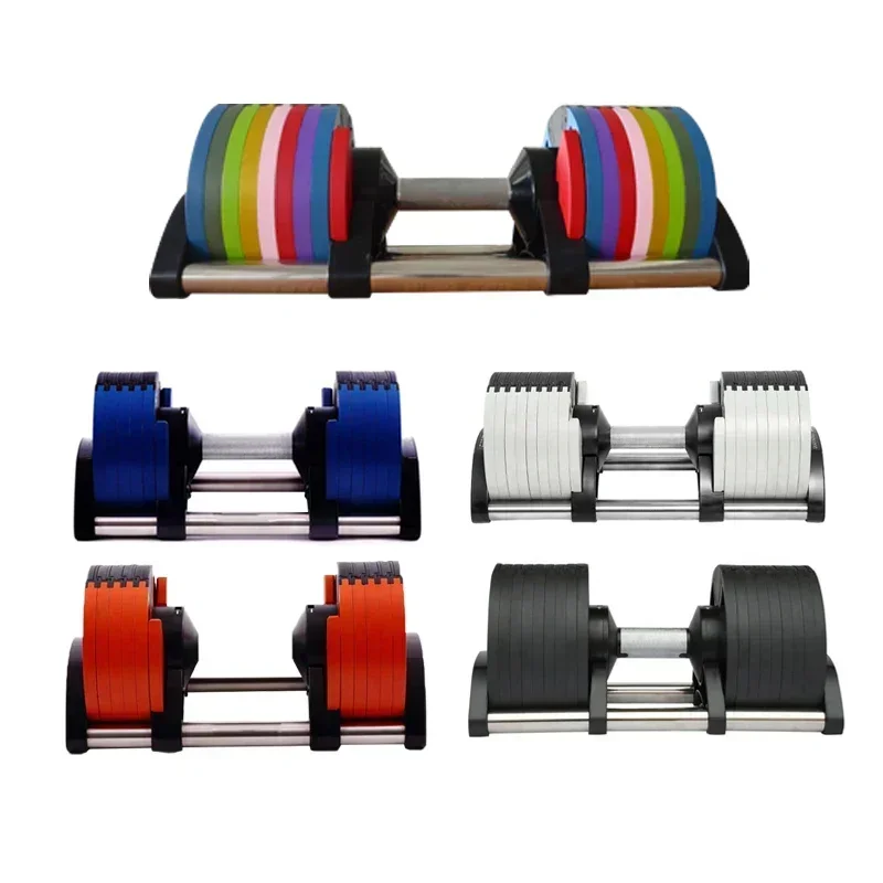 24kg 36kg 40kg Adjustable Dumbbells Set Strength Training Weightlifting Weight Barbell Gym Equipment Single Adjustable Dumbbell