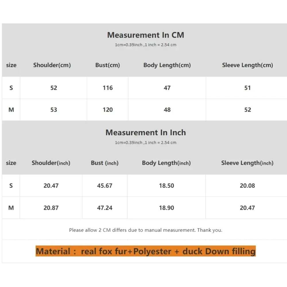 الشتاء كبيرة الطبيعية الثعلب الفراء طوق المرأة 2025 جديد الخريف الشتاء الأبيض بطة أسفل سترة قصيرة مقاوم للماء بولي Pu معطف منتفخ الإناث