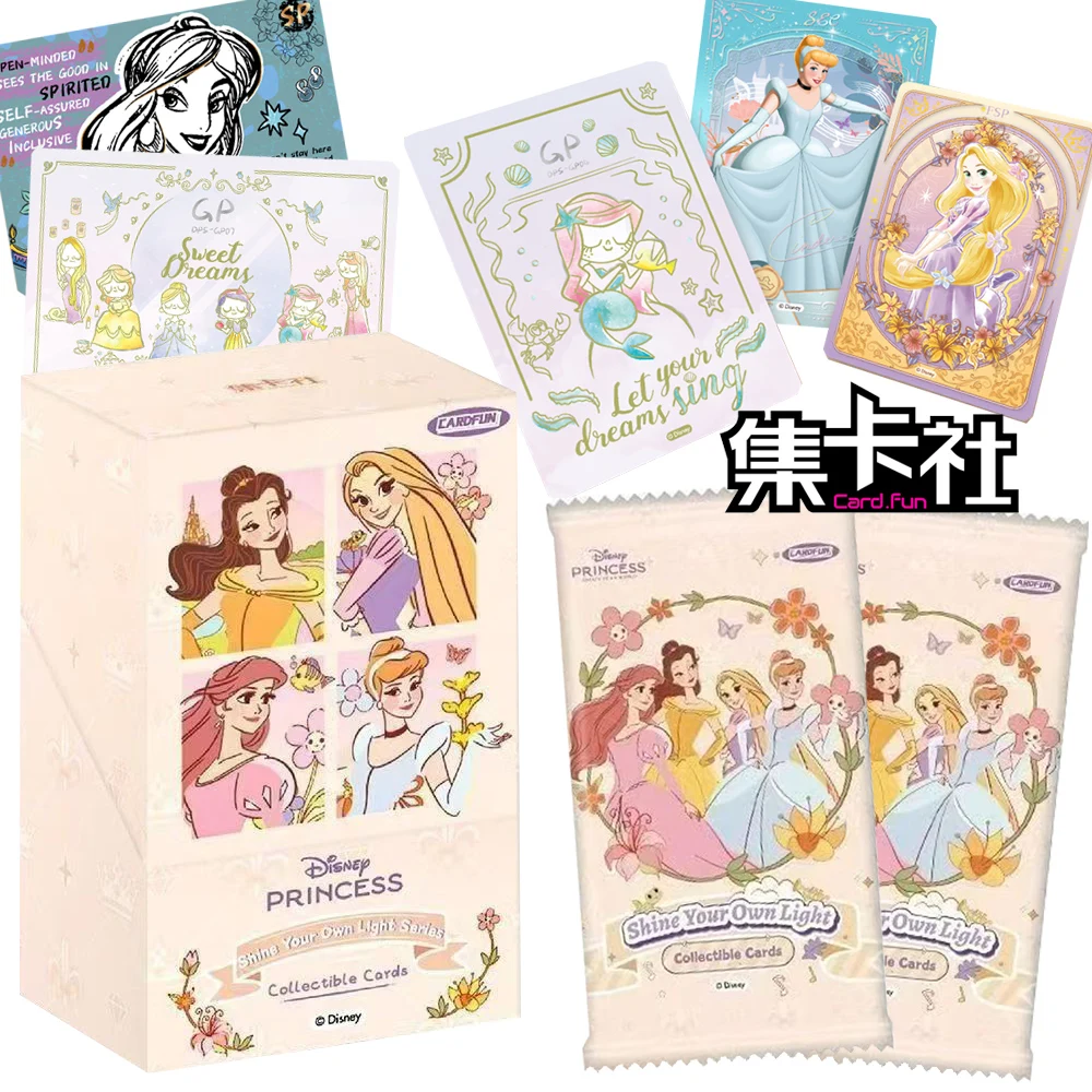 

CARD.FUN оригинальные карты принцессы Диснея Жасмин Белоснежка мечтательный красивый главный герой комиксов прозрачные карты сказочные подарки