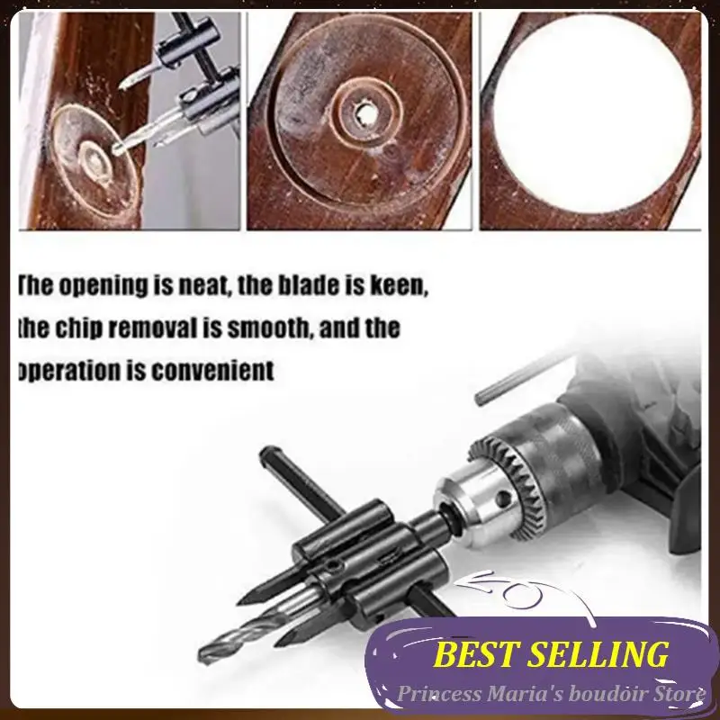 

AB30-Woodworking Opener Adjustable Wood Circle Hole Cutting Diameter Saw Cutter Tool Drill Bit Hole Punching Tools