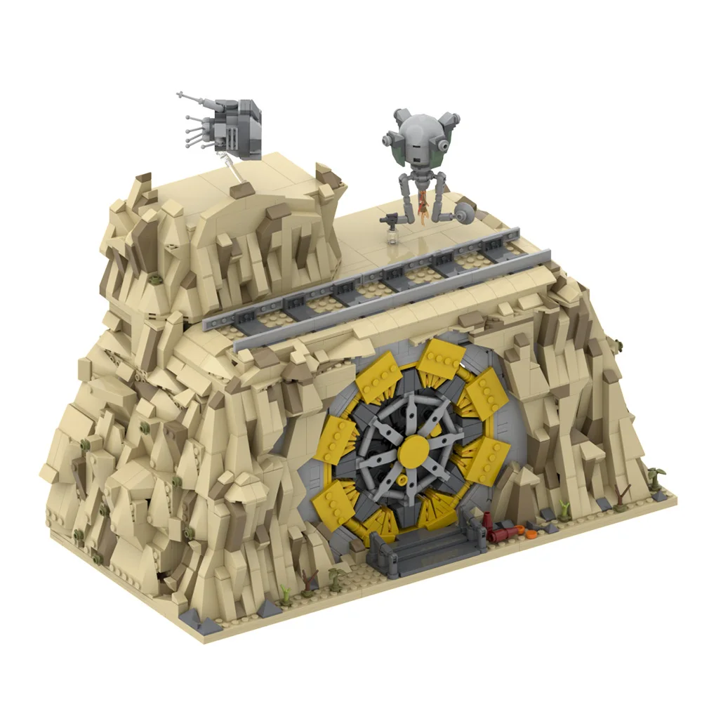 MOC Fallouted Shelter Modular Building Blocks Game Nuclear Shelter Survival Cubes Bricks Toys Gift