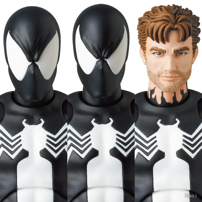 Ct 1/12 อะนิเมะ The Amazing Spider-man Mafex 147 S.h.figuarts Spider Man Venom Symbiotic Action Figure 6 "Action Figures ของเล่น