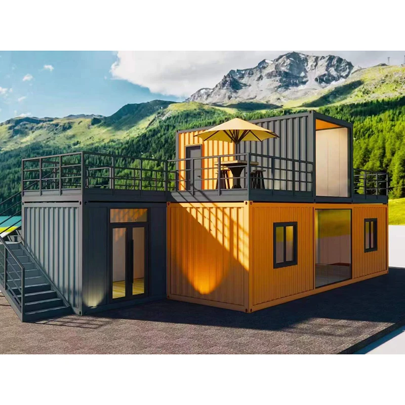 Modular Steel Structure Shipping Container Homes Beach House Commercial Shop Cheap Mobile Homes For Sale Container Units Housing