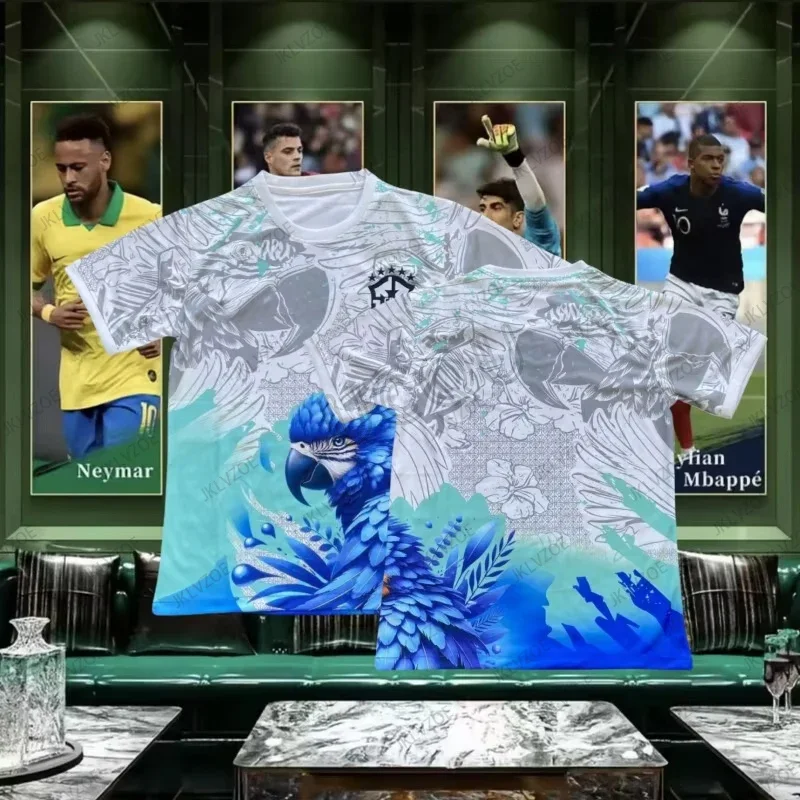 

Нью-Мексико, Бразилия, мужская футбольная майка с 3D принтом, летняя молодежная футболка с короткими рукавами и толщиной движения, футболка для детей/взрослых, топы