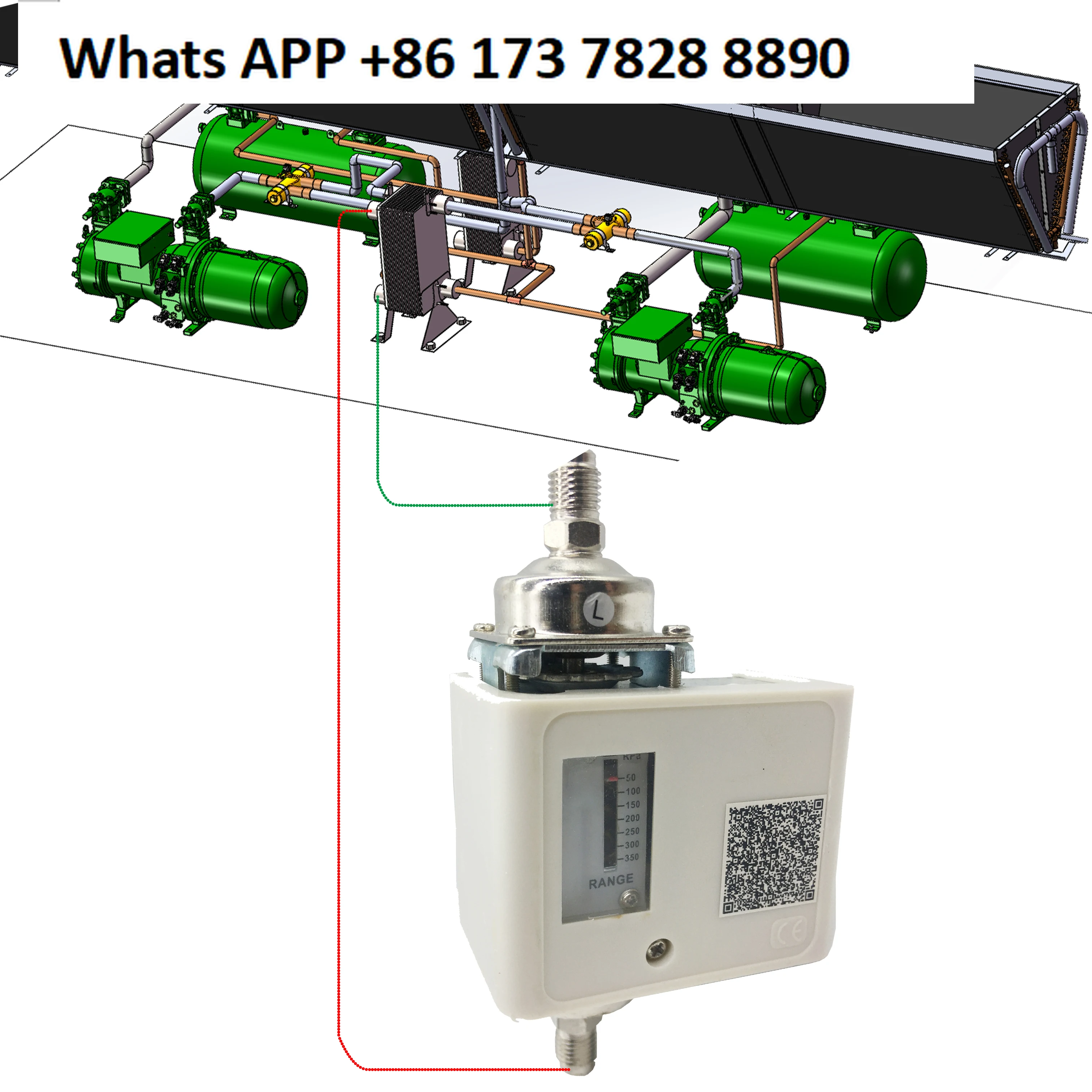 Der 35-m-Pumpen-Überlastschutzschalter wird auch zum Unterbrechungsschutz oder zur Überwachung des Ölfilter-Druckabfalls verwendet