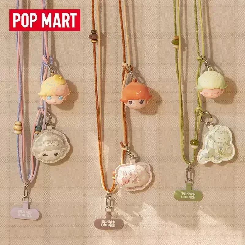 

PopMart DIMOO The Missing Day Series, ремешок для мобильного телефона, слепая коробка, аниме-фигурка, сумка для догадок, орнамент, фигурки, модель куклы, подарок