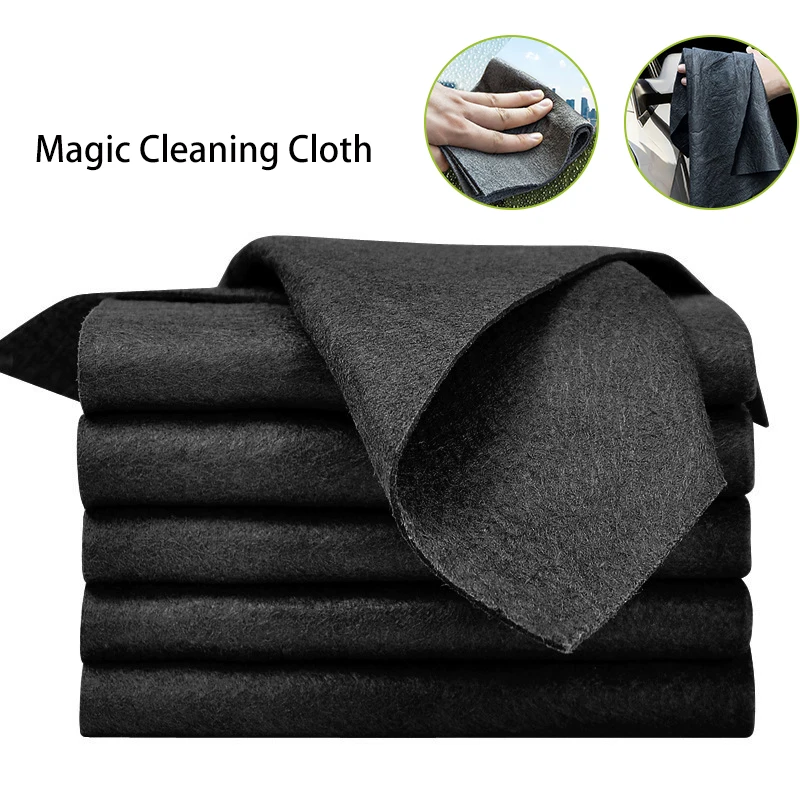 Thickened Magic Cleaning Cloth Microfiber Surface Instant Polishing Household Cleaning Cloth For Glass Windows Mirrors Car