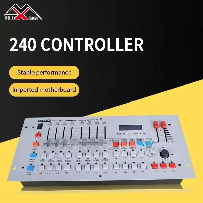 240 Controller DMX512 Console Stage Light Disco DJ Show Professional Equipment For Led Par Led Moving Beam Light