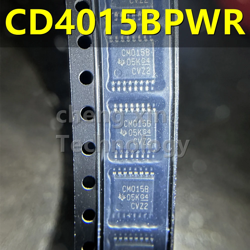 

CD4015BPWR 20PCS 50PCS New and Original shift register CD4015BPW CD4015 3V~18V silkscreen:CM015B