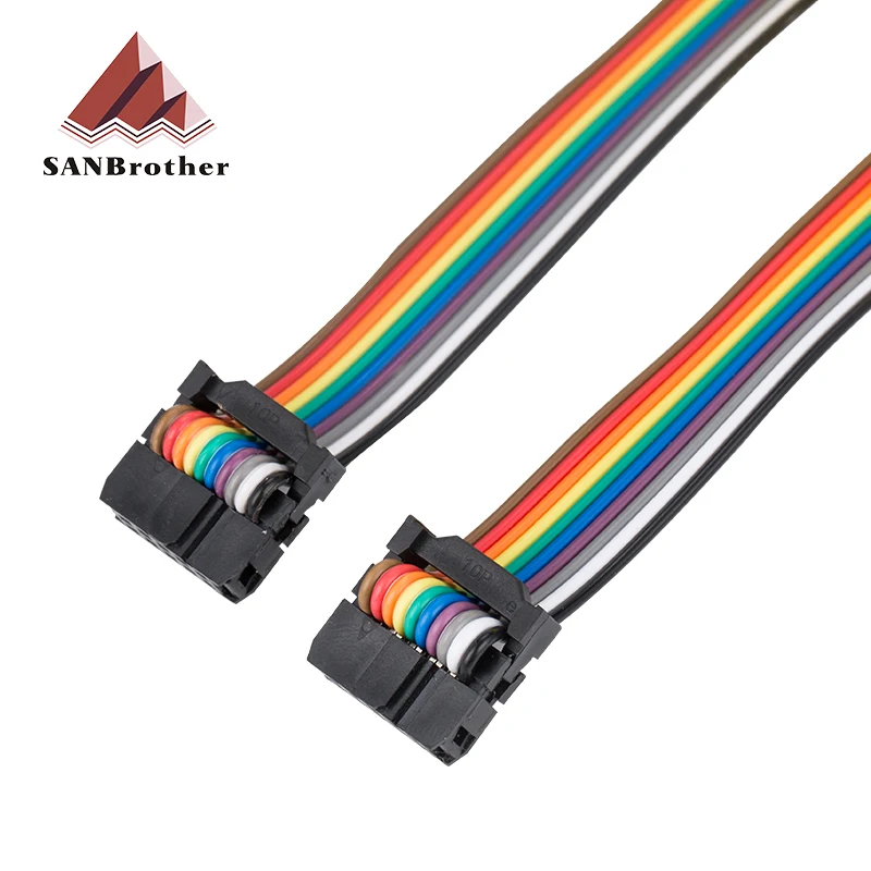 3d Pirnter Screen LCD Extension Cable 10 Pins，Flexible Flat Ribbon Jumper Display Cable for Ender-3/CR-10 Series