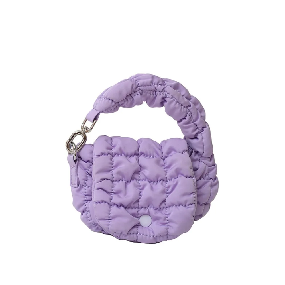 أنيقة بلون سحابة مطوي محفظة نسائية للعملات المعدنية حقيبة يد صغيرة مبطن محفظة صغيرة حبال الكورية نمط حقيبة قلادة الفتيات/الإناث