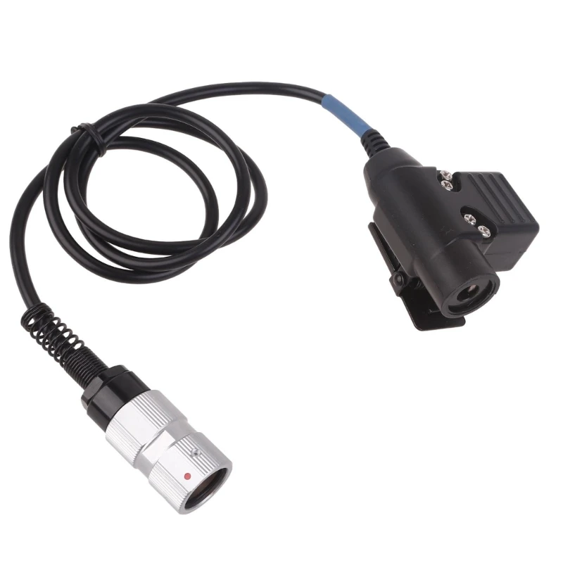 

U94 PTT Adapter Push to Talk Button Walkie Talkie Headset Connector Cable for AN/PRC148 & AN/PRC152 Two Way Radio Dropship