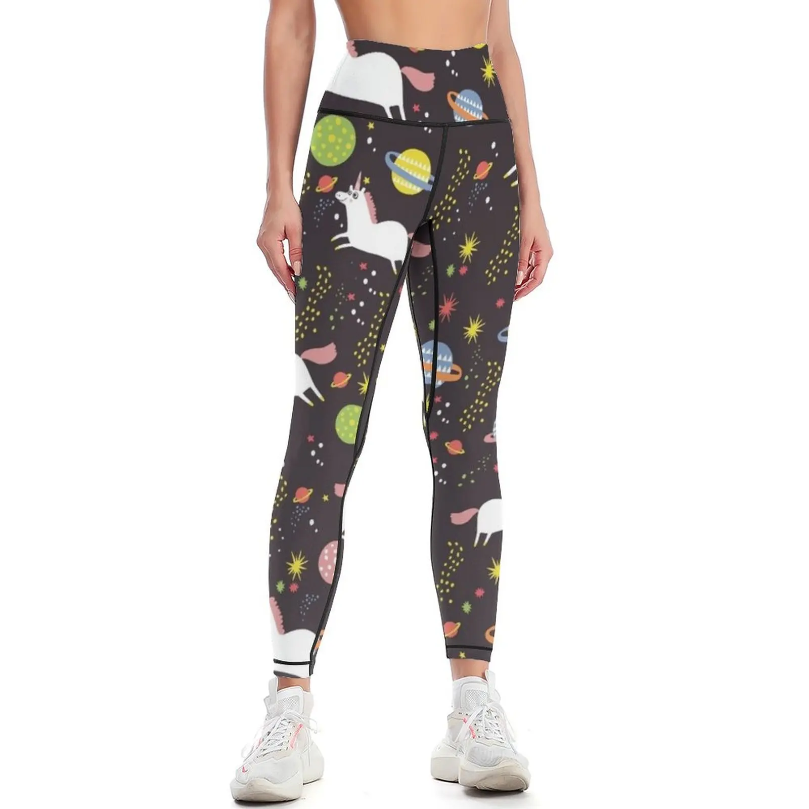 

Space unicorns Leggings gym top gym's clothing Golf wear Womens Leggings