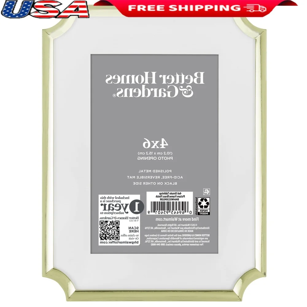 Eleganter, verzierter goldener Bilderrahmen, 4 x 6 Fotos, Tischdisplay, mattiertes Design, langlebig, mit Rückseite, horizontal, vertikal