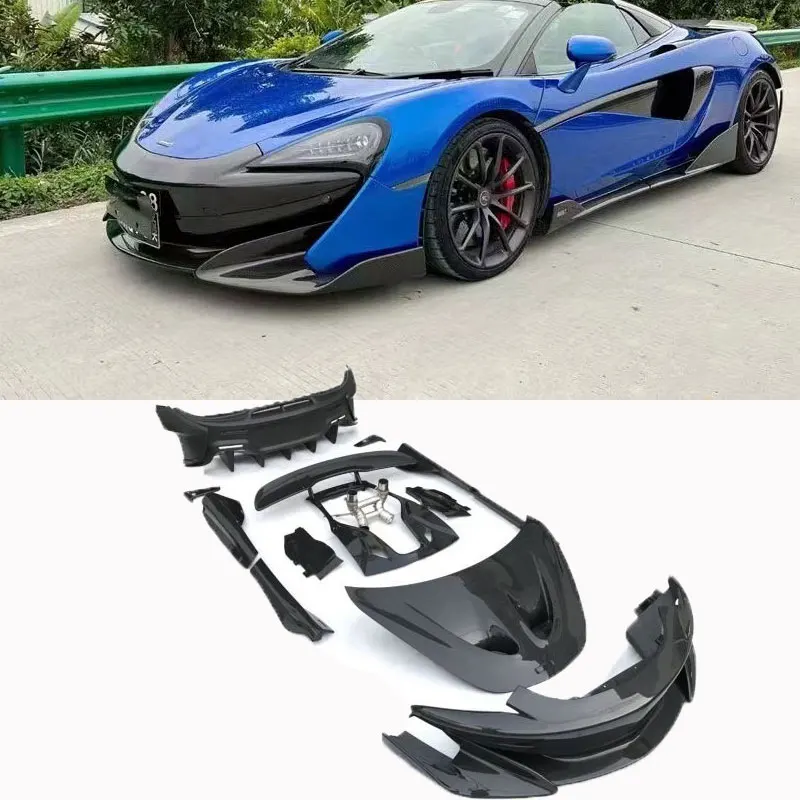 Für Mclaren 540C 570S Upgrade 600LT Front Hecks toß stange Lip Spoiler Wing Body Kit Kohlefaser-Body-Kits