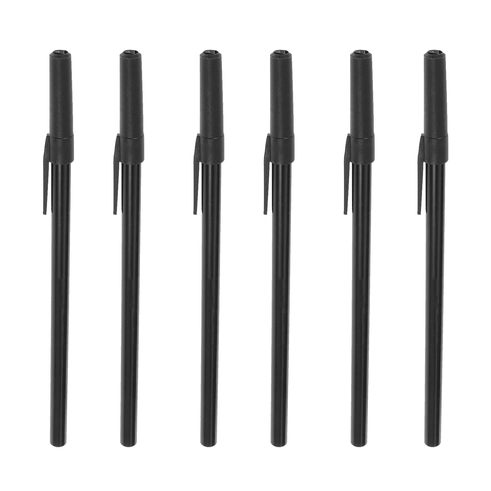 6Pcs Black Fabric Marker Waterproof Laundry Permanent Paint Pen Clothes Labeling Marking Pen Fast Dry Ink for T Shirts Canvas