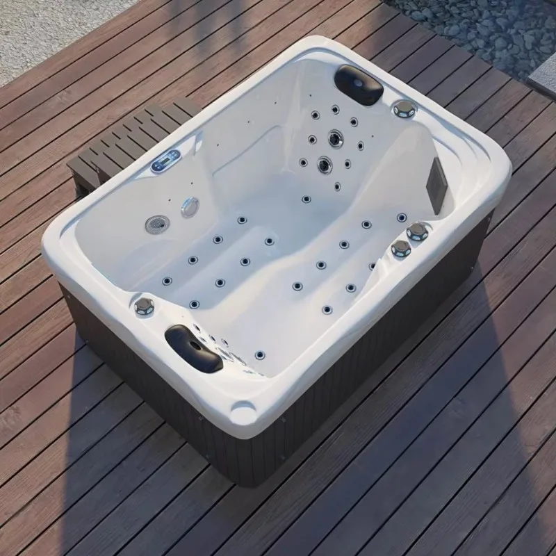 Fabricante de jacuzzi de China Bañera de hidromasaje portátil para spa de jacuzzi al aire libre para 2 personas