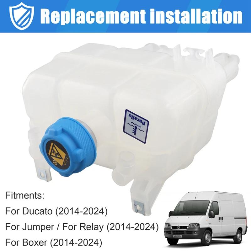 

FD7-jCar Expansion Coolant Tank for Fiat Duacato Peugeot Boxer Citroen Reply 1374132080 1374133080 1611966680