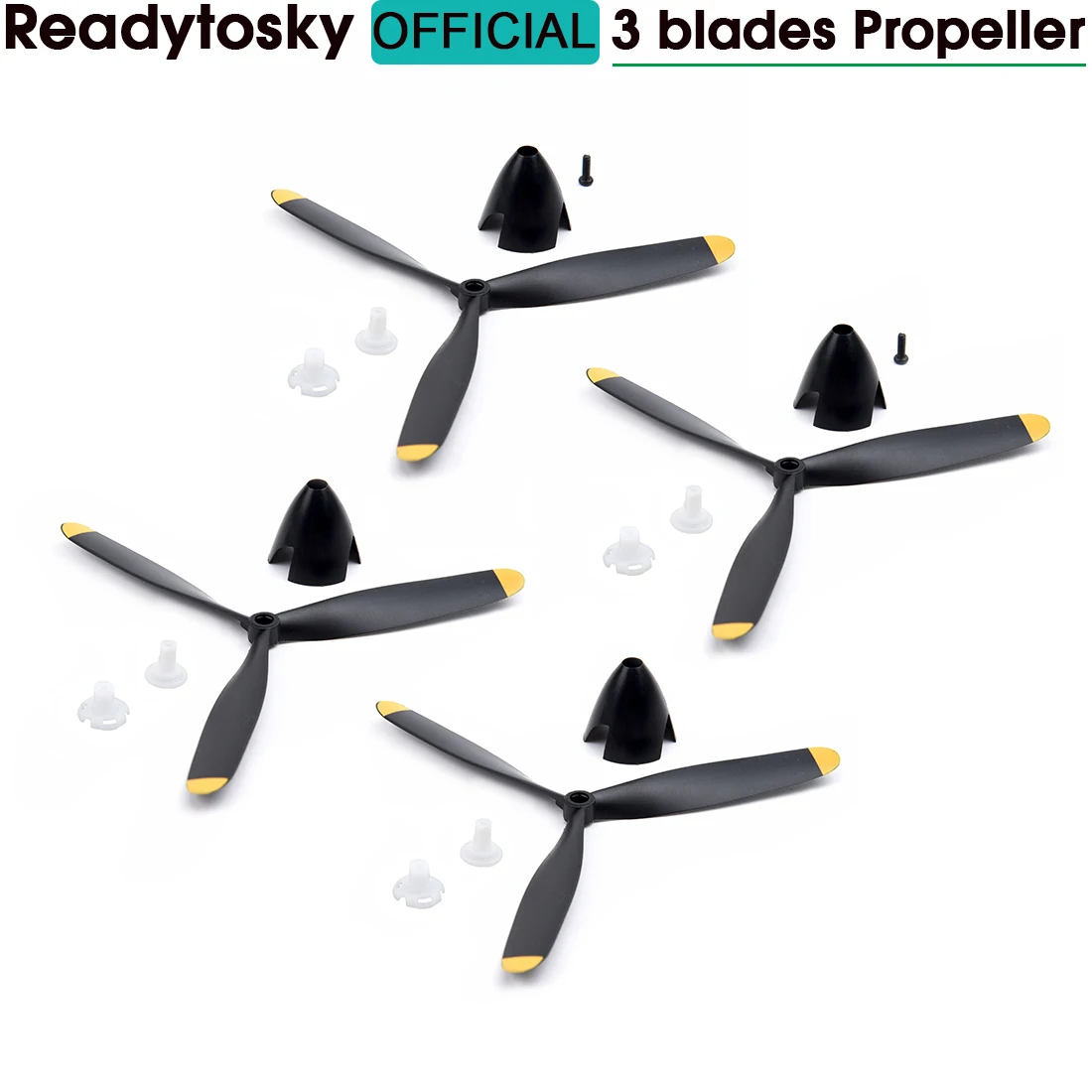 RC 3 Лопасти Пропеллер для 761-5 P-51D / 761-8 F4U / 761-9 T28 / 761-11 BF109 / 761-12 Spitfire RC самолет
