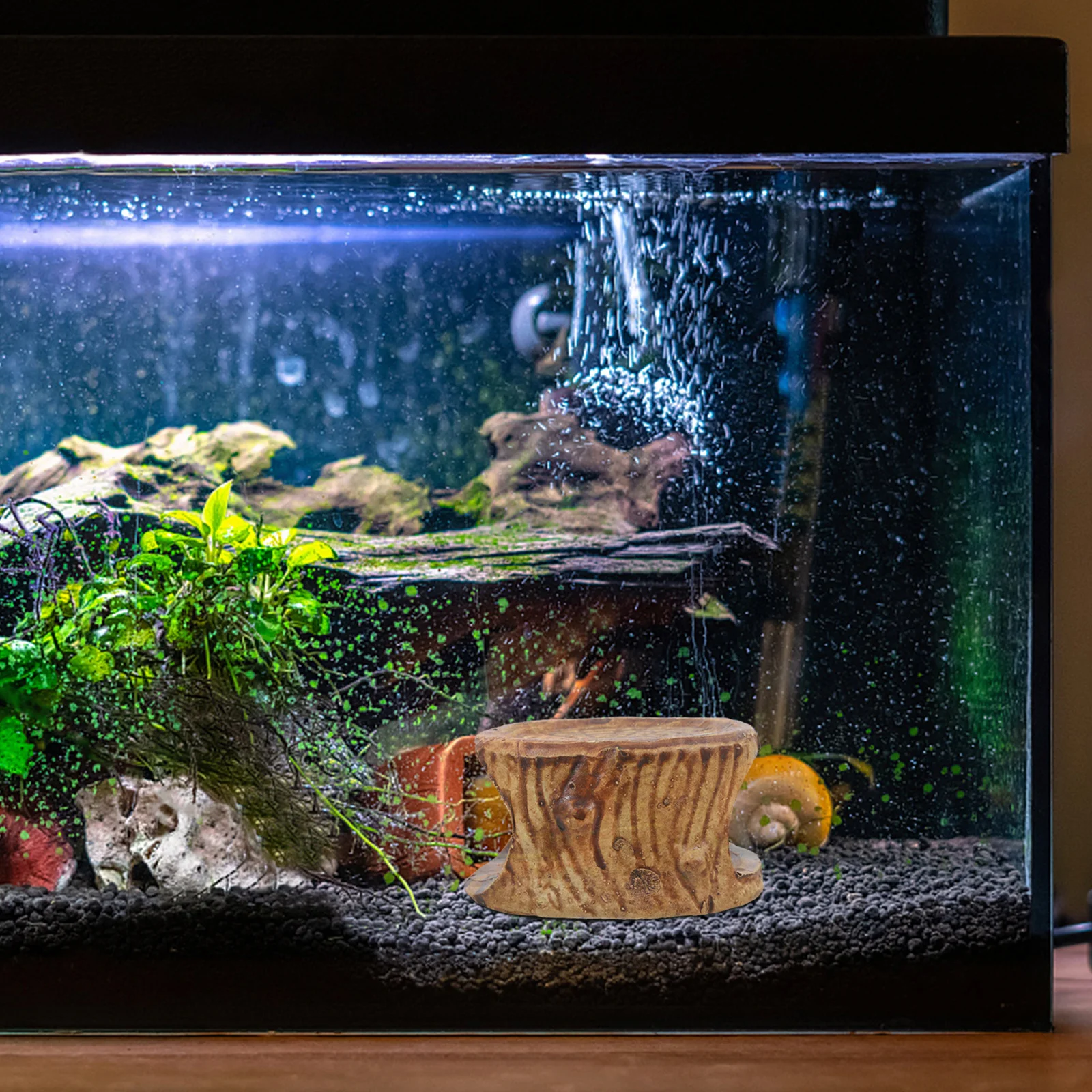 

Fish Cave Ceramic Aquarium Decor For Shrimp Breeding Hideout Betta Tunnel Turtle Habitat Fish Tank Decoration Shrimp House