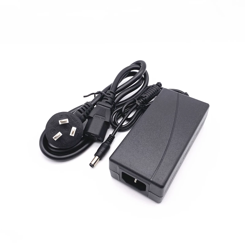 56V 2A 새로운 AC 100V-240V 컨버터 어댑터, DC 56V2A 2000mA 전원 공급 장치 EU 플러그 DC 5.5mm X 2.1mm 내부 포지티브 외부 네거티브