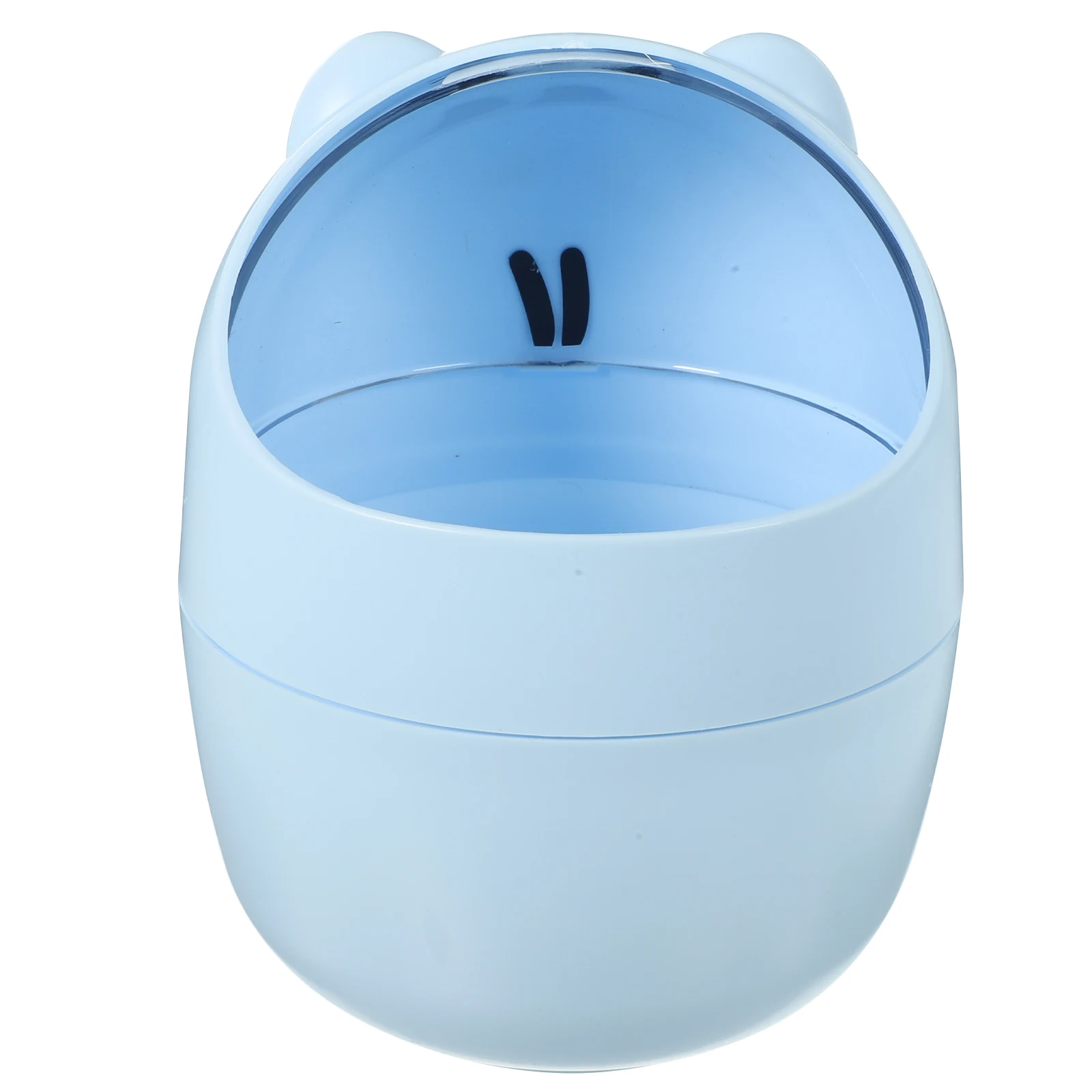 

Cartoon Shaped Small Home Trash Bin Desktop Wastebasket Creative Rubbish Bin for Office Bedroom Convenient Garbage Can