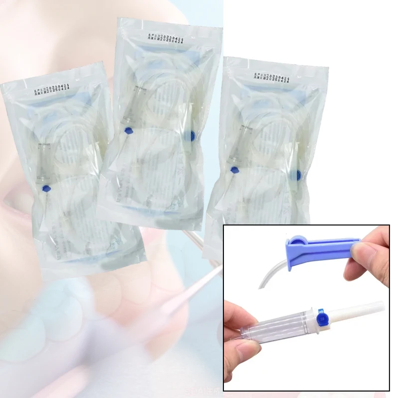10pcs Dental Oral Irrigator Transparent Water Flosser Kit Teeth Cleaning Braces Gum Health