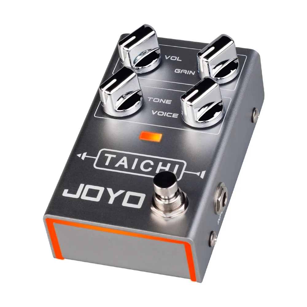 JOYO R-02 TAICHI Low Gain Overdrive Guitar Effect Pedal OD Classic Amp Sound Guitar Pedal with Unique VOICE Knob Control