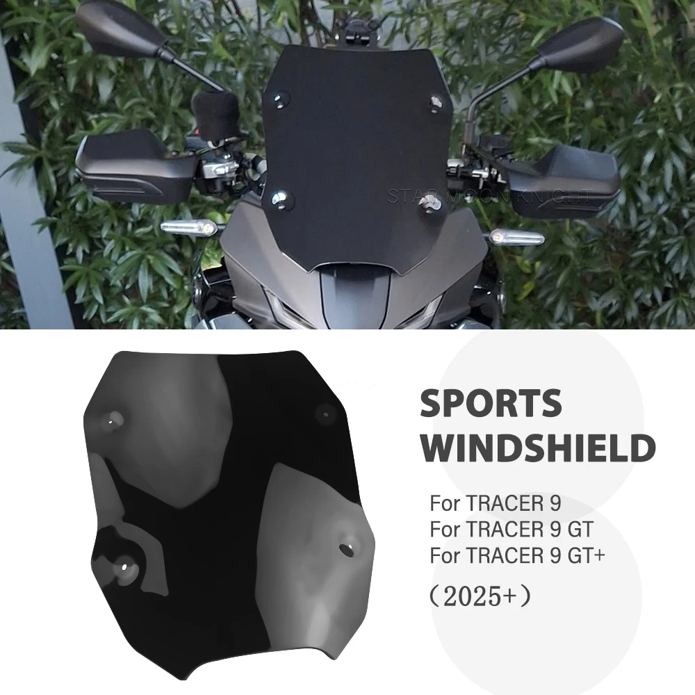 TRACER 9 2025 + Motorrad Windschutzscheibe Windschutz Windschutz Deflektor Bildschirm Für Yamaha TRACER 9 GT 9GT Y-AMT GT + Zubehör