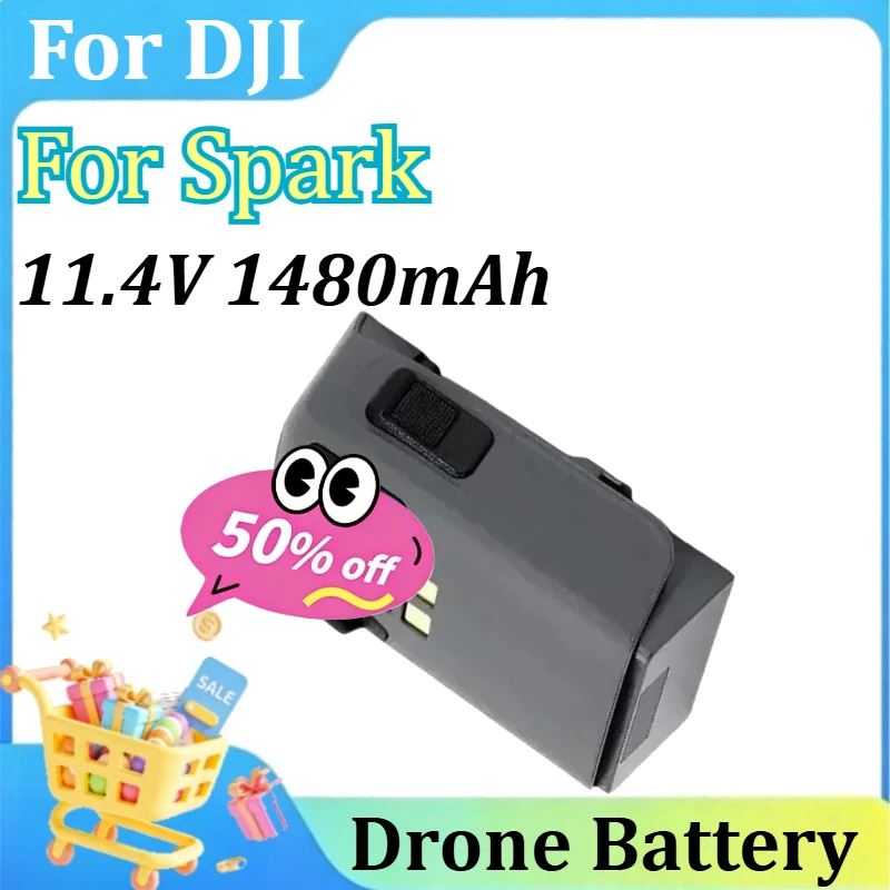 

New Battery for DJI Spark Drone Battery UAV Battery Replacement Batteries Accessories 11.4V 1480mAh
