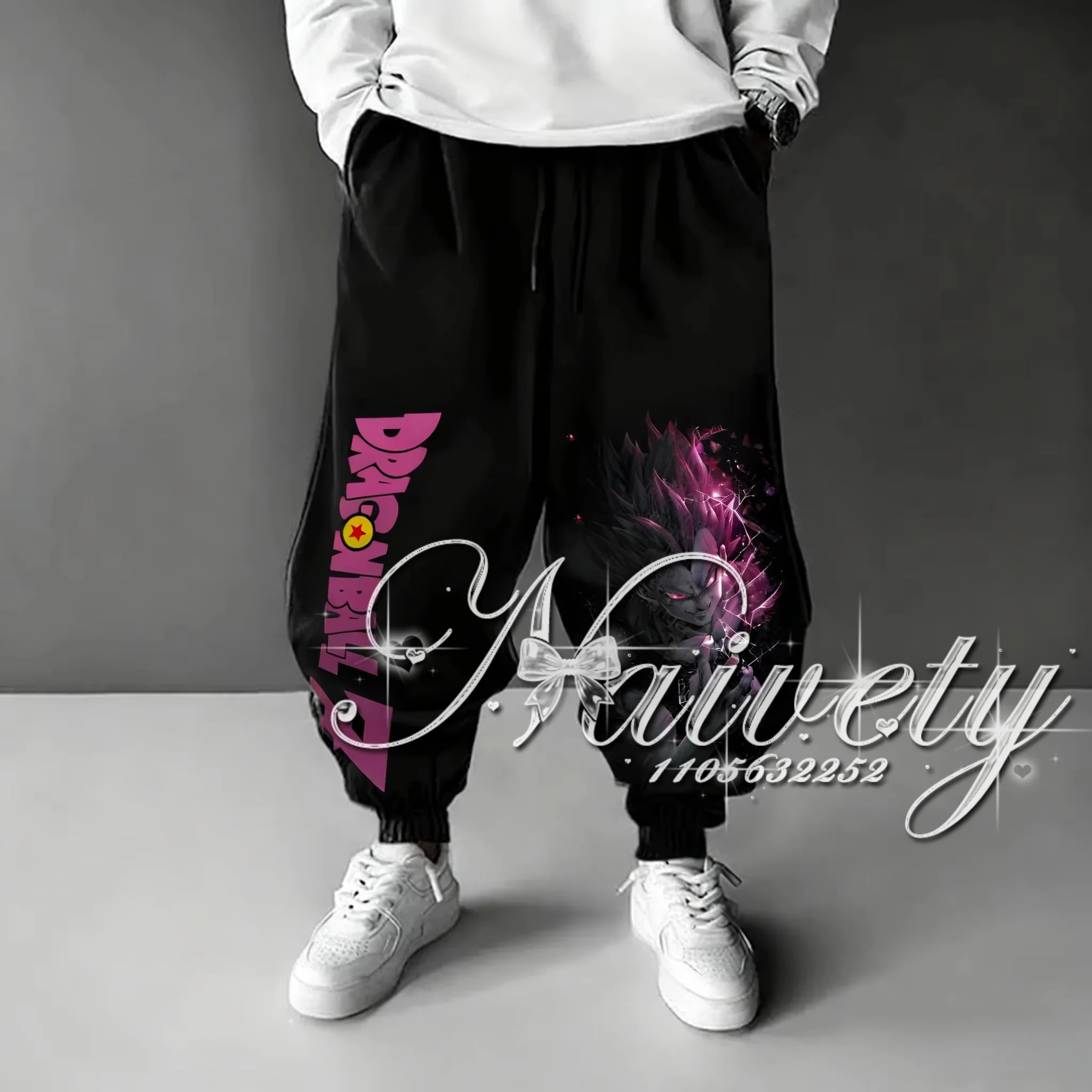Dragon Ball Super Saiyan Rosé Goku Black 3D Print Quick Dry Breathable Vintage Joggers 2026 Summer Unisex Loose Sports Pants