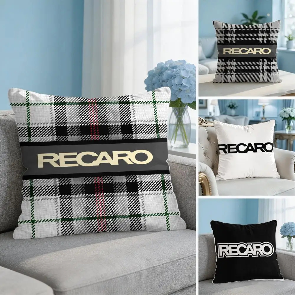 Seat Upholstery R-Recaros Cushion Cover Square Pillow Bedroom Sofa Leisure Comfort Living Room Home Decoration 40X40
