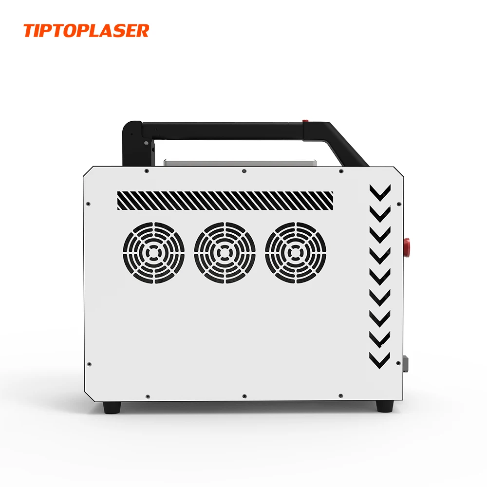 TIPTOPLASER 50W/100W Pulse Laser Cleaning Machine Impulse Cleaning Machine Portable Handheld Laser Cleaning Maschine for Sale