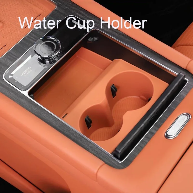 

Автомобильный держатель для стакана с водой, силиконовая накладка с беспроводной зарядкой для SERES AITO M9 2024-2026, защитная крышка с автоматическим подъемом окна и центральным управлением