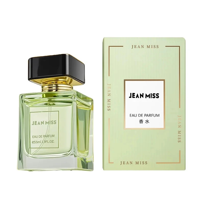 

55ml Unisex Fresh Green Floral Eau de Parfum Long Lasting Natural Light Fragrance Spray Elegant Perfume for Daily Use