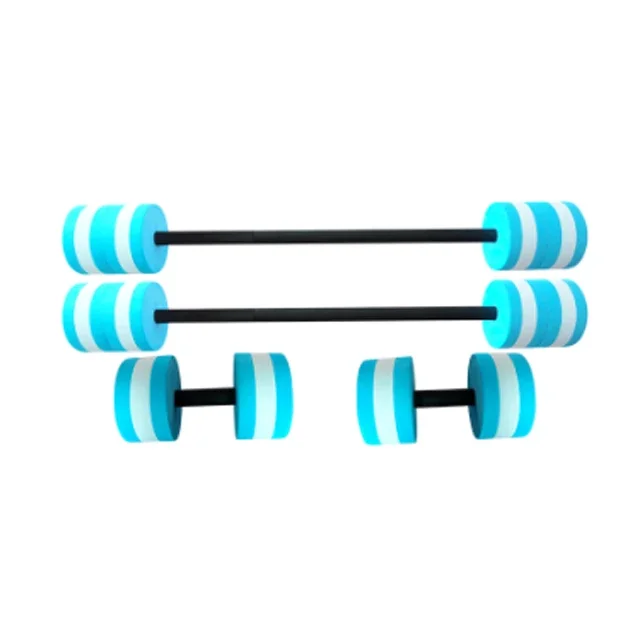 Factory Direct Sale Water Aerobics EVA Foam Dumbbell Aquatic Barbell Swimming Pool  for Water Fitness Weight Loss Exercise