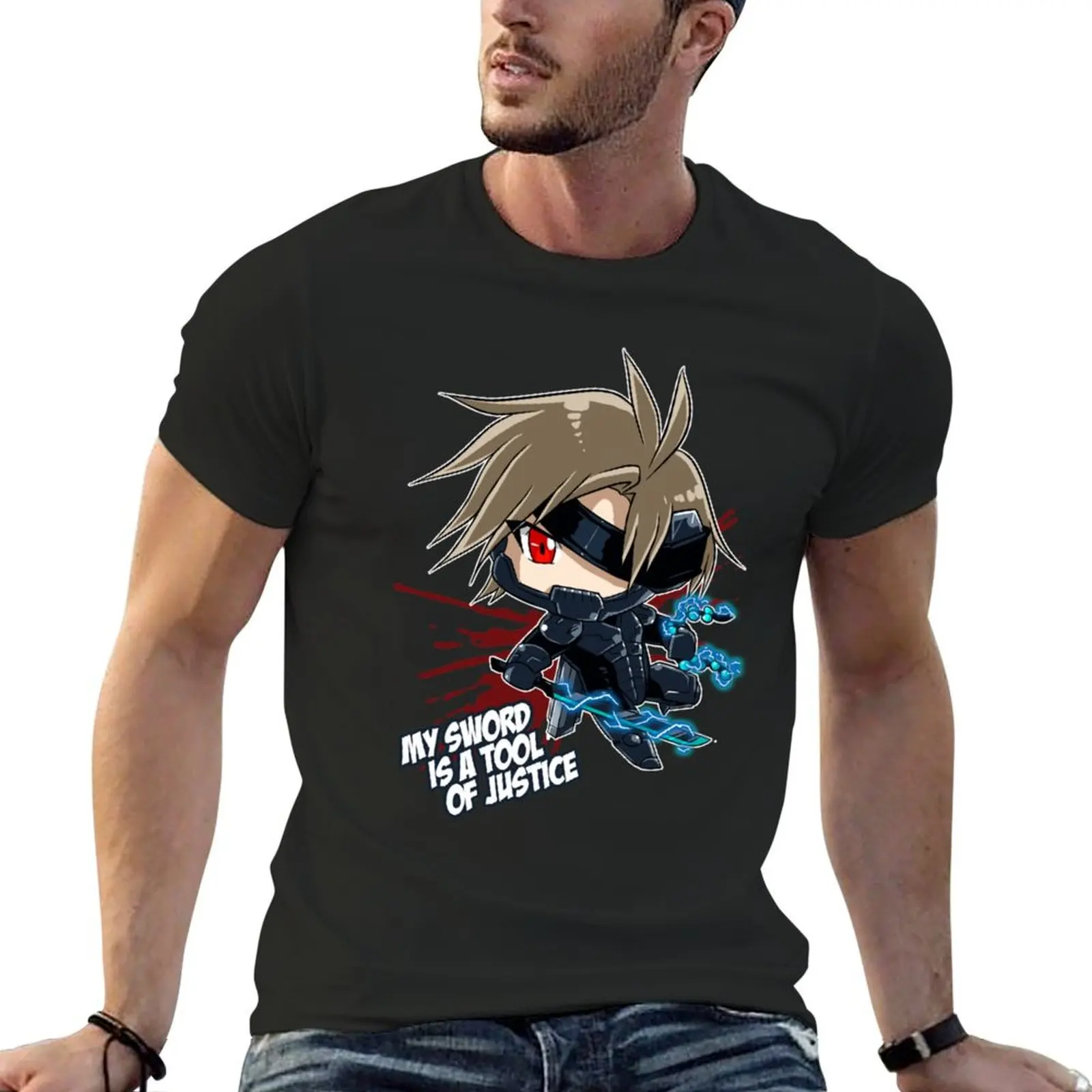 

Metal Gear Rising - Raiden T-Shirt summer top custom t shirt custom shirt anime stuff mens vintage t shirts