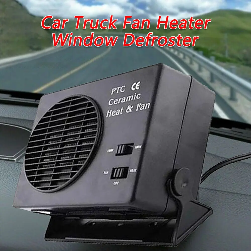 12V 300W Portable Electric Car Heater Heating Fan Defogger Defroster Demister For Vehicle