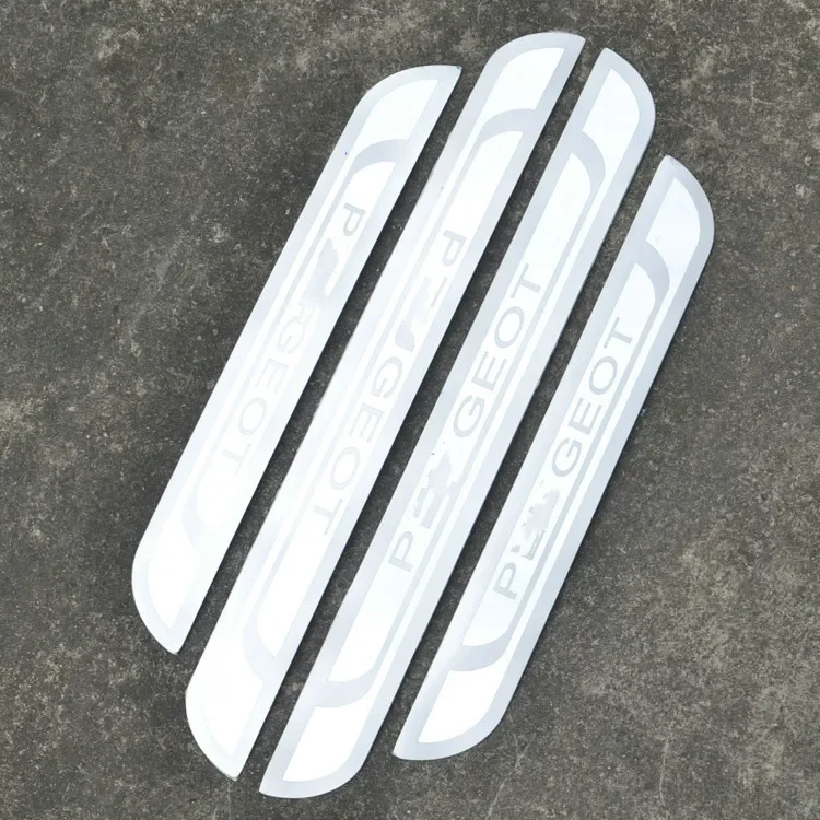 For Peugeot 308 408 508 3008 2012-2022 stainless steel car threshold guard welcome pedal anti-scratch protection car accessories