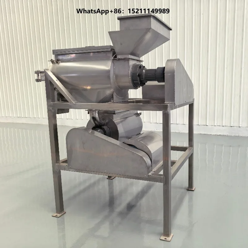 Automatic Pulp Separation and Destonings Pulper Finisher Fruit Seed Pulp Extraction Machine Fruit Pulp Extractor Machine